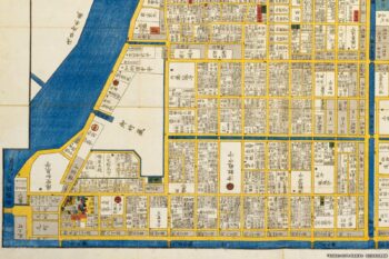 江戸時代の両国の町割り